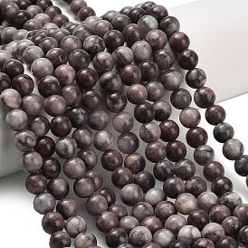 Природных драгоценных камней бисер нитей, круглые, сгладить