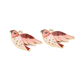 Двусторонние печатные подвески из сплава, амулеты птиц, стойки покрытие