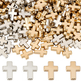 300 шт 2 цвета пластиковые бусины ccb, крестик