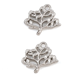 304 Stainless Steel Charms, Tree of Life Charms