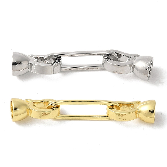 Латунь раз по сравнению с застежками, без свинца и без кадмия, долговечный, стойки покрытие, овальные