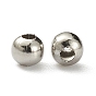 304 Stainless Steel Hollow Round Seamed Beads, for Jewelry Craft Making