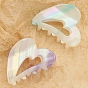 Cute Heart Cellulose Acetate Claw Hair Clips, for Women Girl Thick Hair