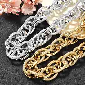 Ожерелья из сплава веревки и цепи в стиле панк-хип-хоп для мужчин