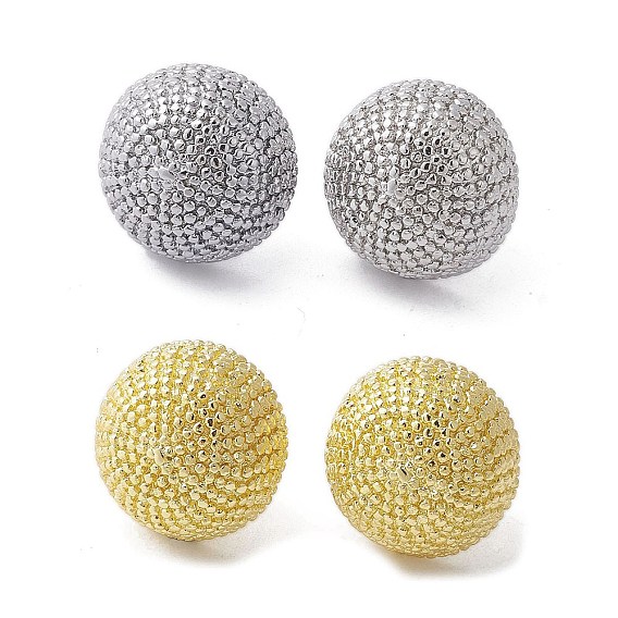 Латунь серьги, полукруглый