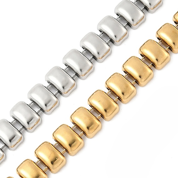 304 цепи прямоугольные звенья нержавеющие, пайки, с катушкой