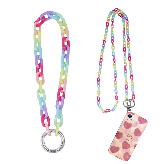 12шт. акриловые цепочки для телефона на руку