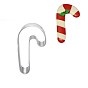 304 Stainless Steel Christmas Cookie Cutters, Cookies Moulds, DIY Biscuit Baking Tool, Candy Cane
