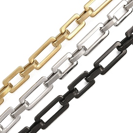 201 Цепи из нержавеющей стали с прямоугольными звеньями, ионное покрытие (ip), несварные, с катушкой