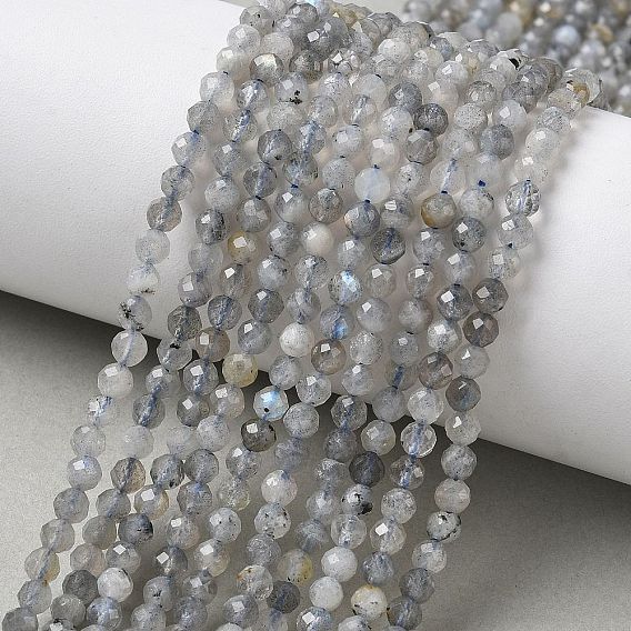 Природные лабрадорита бисер нитей, граненые, круглые