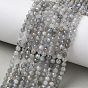 Природные лабрадорита бисер нитей, граненые, круглые