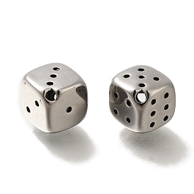 304 Stainless Steel Beads, Dice