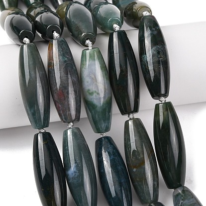 Природные моховой агат бисер нитей, рис