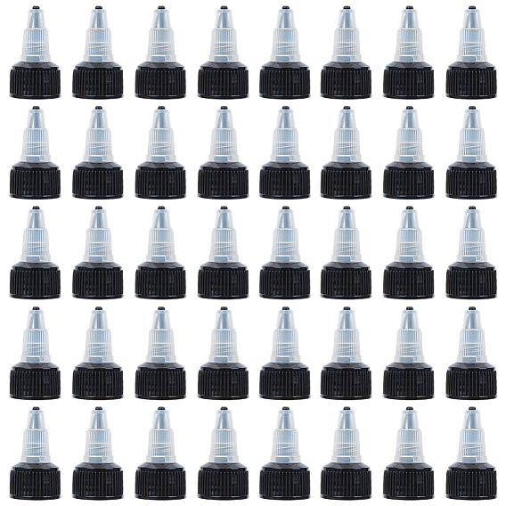 Plastic Tip Cap, Glue Applicator Bottle Screw-in Lid, Cone