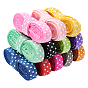 Flat Elastic Rubber Cord/Band, Webbing Garment Sewing Accessories, Polka Dot Pattern