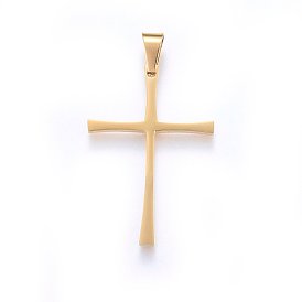 304 Stainless Steel Pendants, Cross