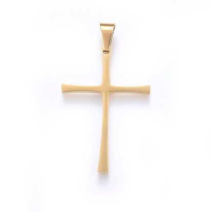 304 Stainless Steel Pendants, Cross