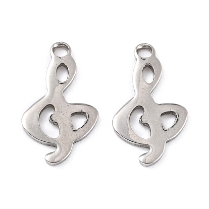 201 Stainless Steel Charms, Note