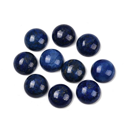 Природный лазурит кабошонов, купол / полукруглый, окрашенные