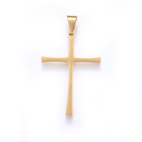 304 Stainless Steel Pendants, Cross
