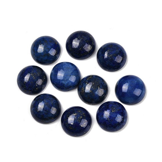 Природный лазурит кабошонов, купол / полукруглый, окрашенные