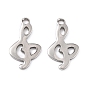 201 Stainless Steel Charms, Note