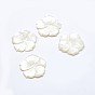 Cabochons coquille, fleur