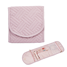 Полиэстеровые мешочки для хранения ювелирных изделий на молнии для колец, , Серьги, Браслеты, прямоугольные