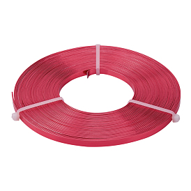 Aluminum Flat Wire, Wide Flat Jewelry Craft Wire for Jewelry Making, DIY Craft Project, Plant Modeling or Packaging