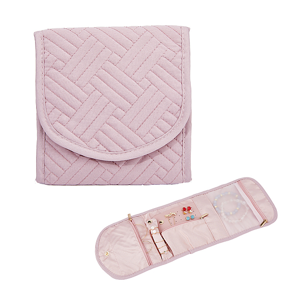 Полиэстеровые мешочки для хранения ювелирных изделий на молнии для колец, , Серьги, Браслеты, прямоугольные