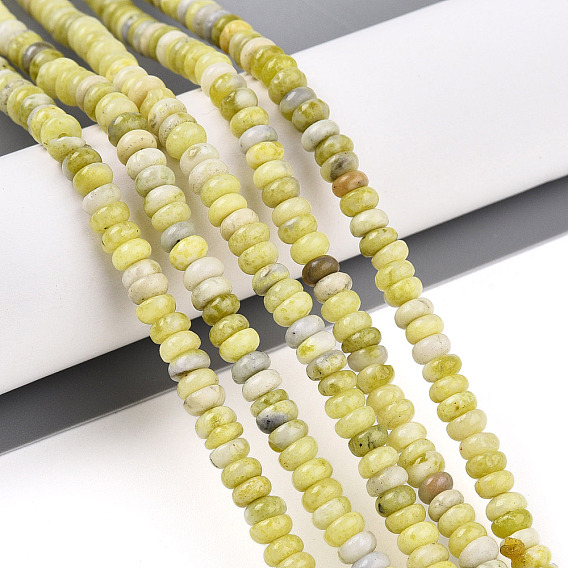 Природного нефрита нитей бисера, рондель