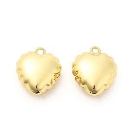 Подвески сердце латуни, стойки покрытие, без свинца и без кадмия, долговечный