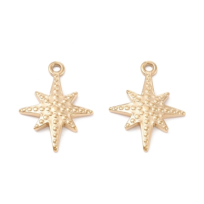 Ионное покрытие (ip) 316 хирургические подвески из нержавеющей стали, звезда