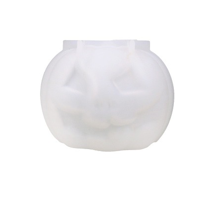 Moules à bougies en silicone de qualité alimentaire bricolage, pour la fabrication de bougies, citrouille