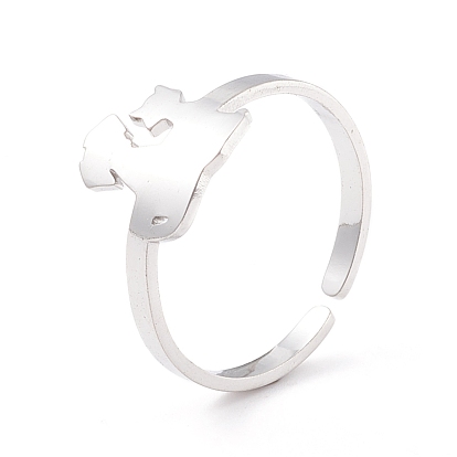 Kittens and Puppies 304 Stainless Steel Cuff Ring for Women