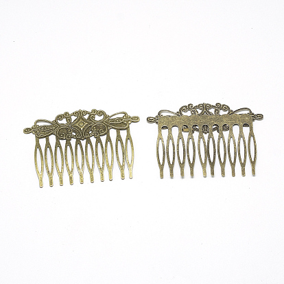 Железная фурниутра для гребенки, филигрань