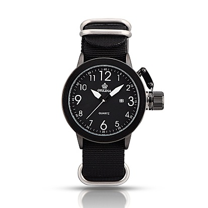Stainless Steel Military Watches, Quartz Watches, 300x22mm, Watch Head: 45x51.5x12mm