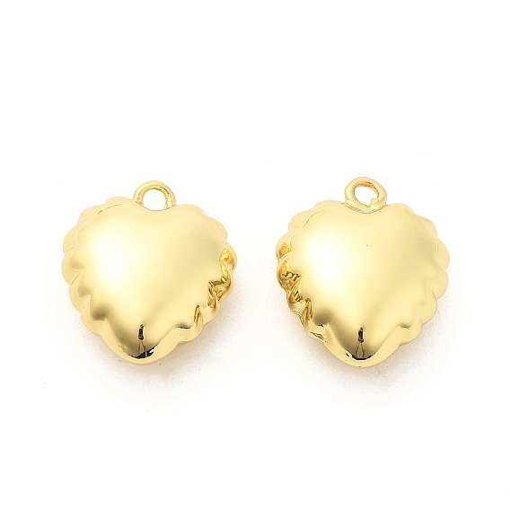 Подвески сердце латуни, стойки покрытие, без свинца и без кадмия, долговечный