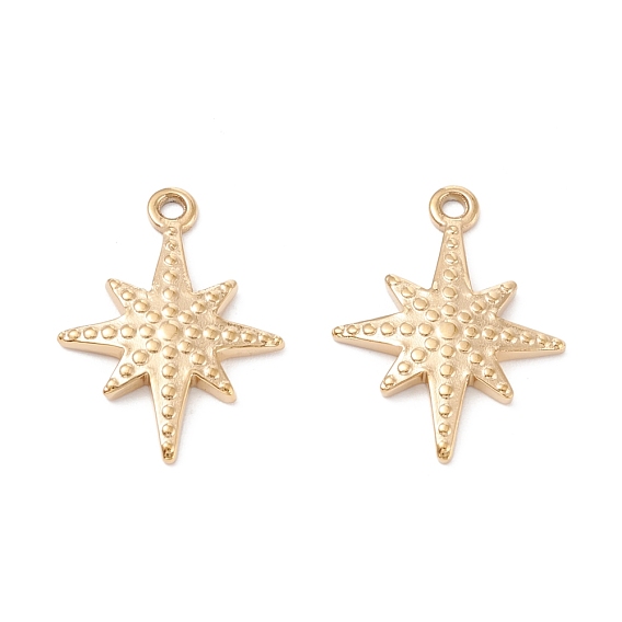 Ионное покрытие (ip) 316 хирургические подвески из нержавеющей стали, звезда