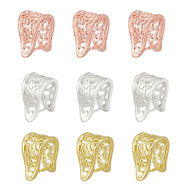 30шт. 3 цвета латунные зажимные скобы, застегнуть поручни для изготовления кулона