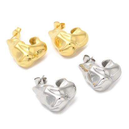 304 серьги-гвоздики из нержавеющей стали, серьги-кольца