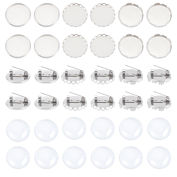 Заготовка купола своими руками 304 набор для изготовления броши из нержавеющей стали