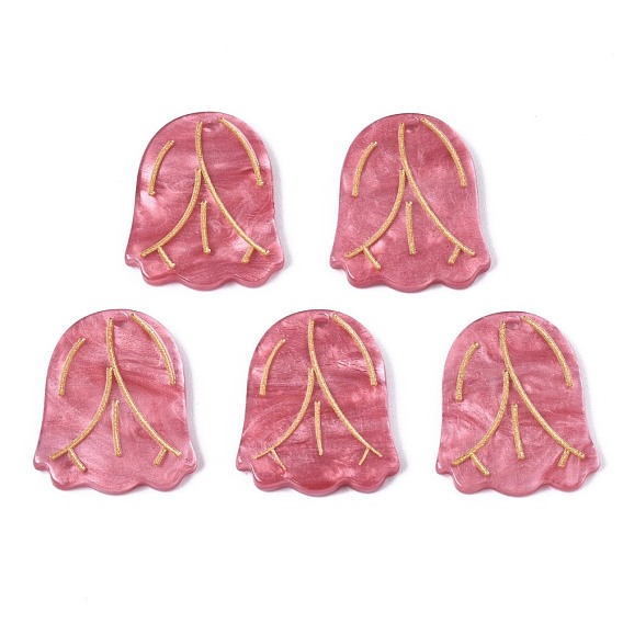 Подвески из ацетата целлюлозы (смолы), с блеском порошок, цветок