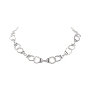 Tibetan Style Alloy Handcuff with Freedom Link Chain Necklaces for Men Women