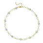 Synthetic Moonstone & Hematite & Plastic Pearl Beaded Bracelet