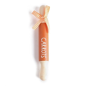 Easter Theme Wood Rolling Pin, Graduated Dough Roller for Baking Pastry Pizza Cookies, Kitchen Tool