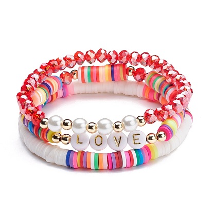 LOVE ALL Clay Bracelets - NEW!