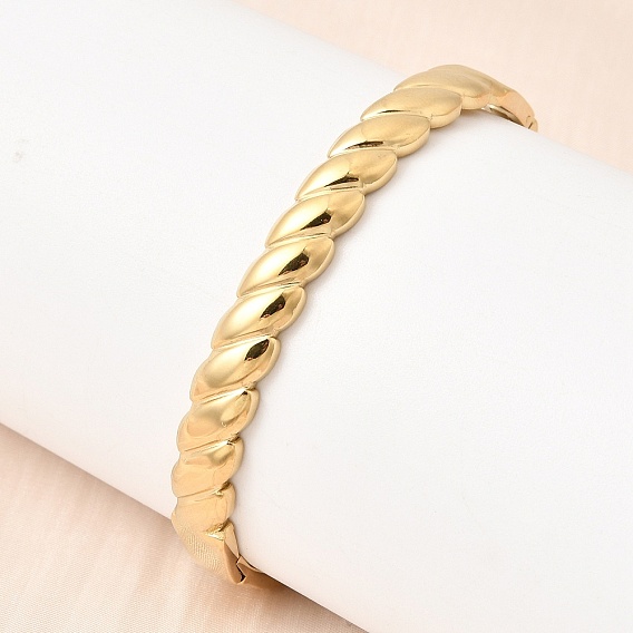 304 женские шарнирные браслеты из нержавеющей стали, ионное покрытие (ip), долговечный