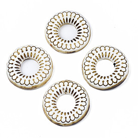 Handmade Porcelain Pendants, Ring