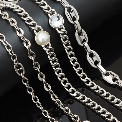 Металлические цепочные ремни для сумок, с застежками, для замены сумочки или сумки через плечо